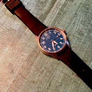 Handley Watches Bondi Watch rubber strap blue dial sports watch, GREAT condition